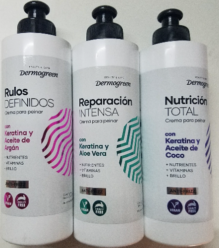 Imagen 1 de Crema de Peinar DERMOGREEN x300cc