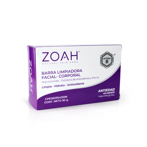 Imagen 1 de Barra limpiadora Facial - Corporal 90g Zoah