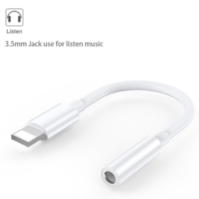 Imagen 1 de Adaptador Lightning a Audio (Jack 3.5)