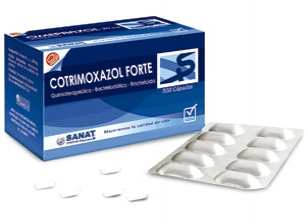 Imagen 1 de Cotrimoxazol FORTE 800mg/l60mg (comp)