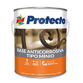Imagen 1 de Base AntiCorrosiva Tipo Minio Rojo (Cuarto)