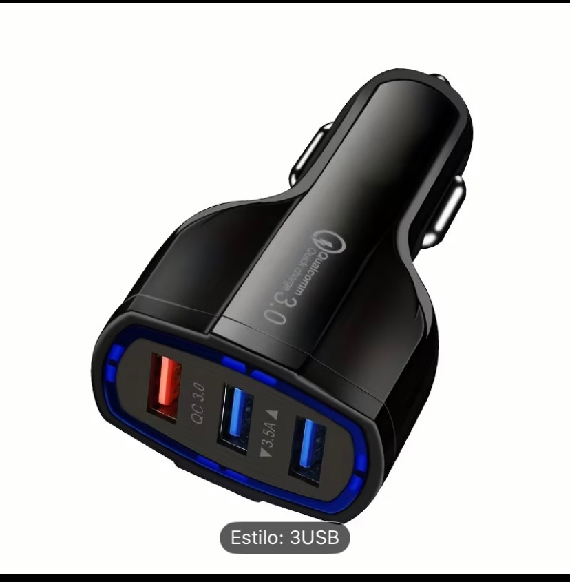 Imagen 1 de Cargador 3 usb