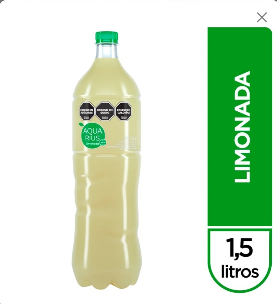 Imagen 1 de Aquarius Limonada 1500cc