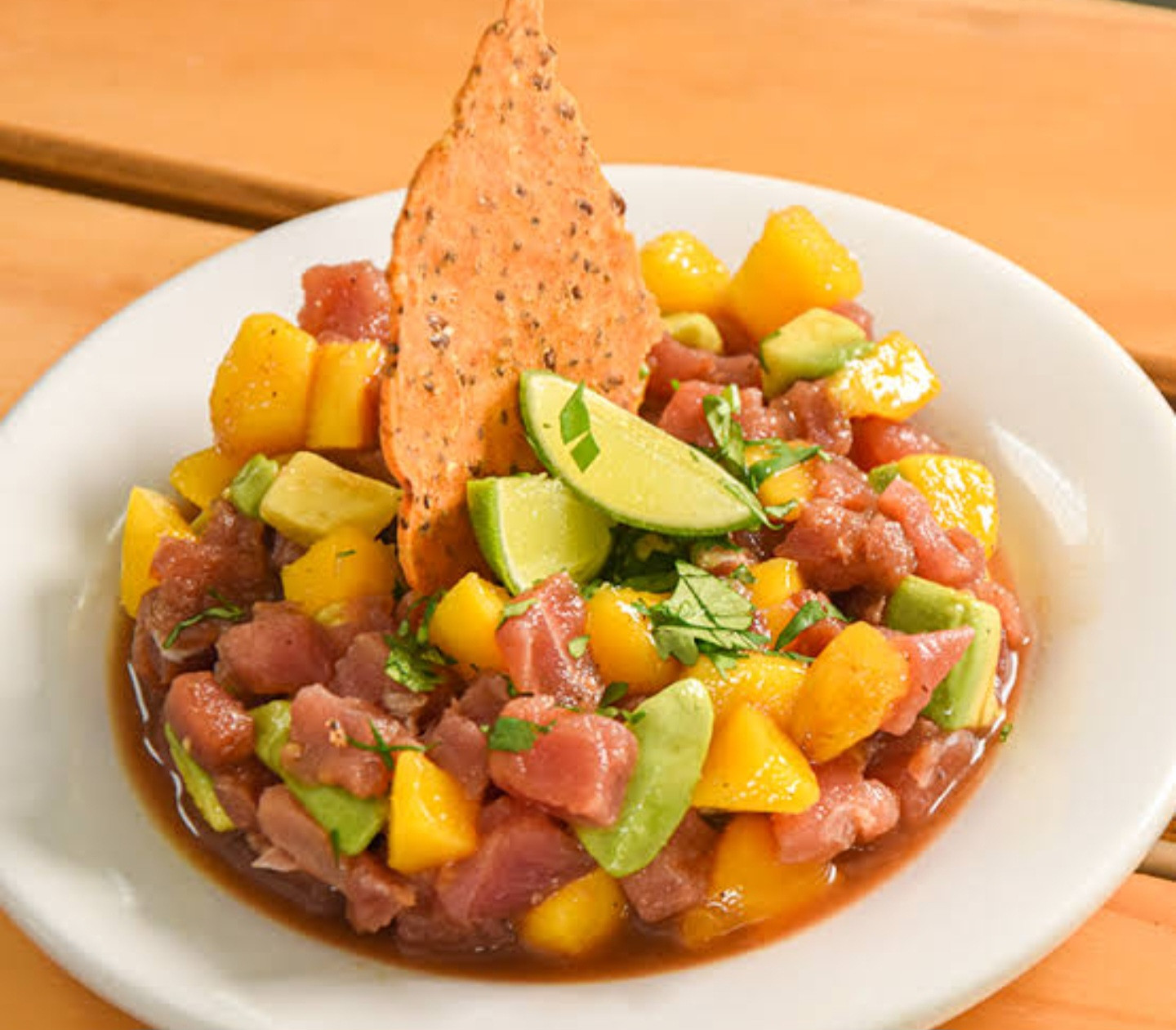 Imagen 1 de 1L CEVICHE DE ATÚN CON MANGO