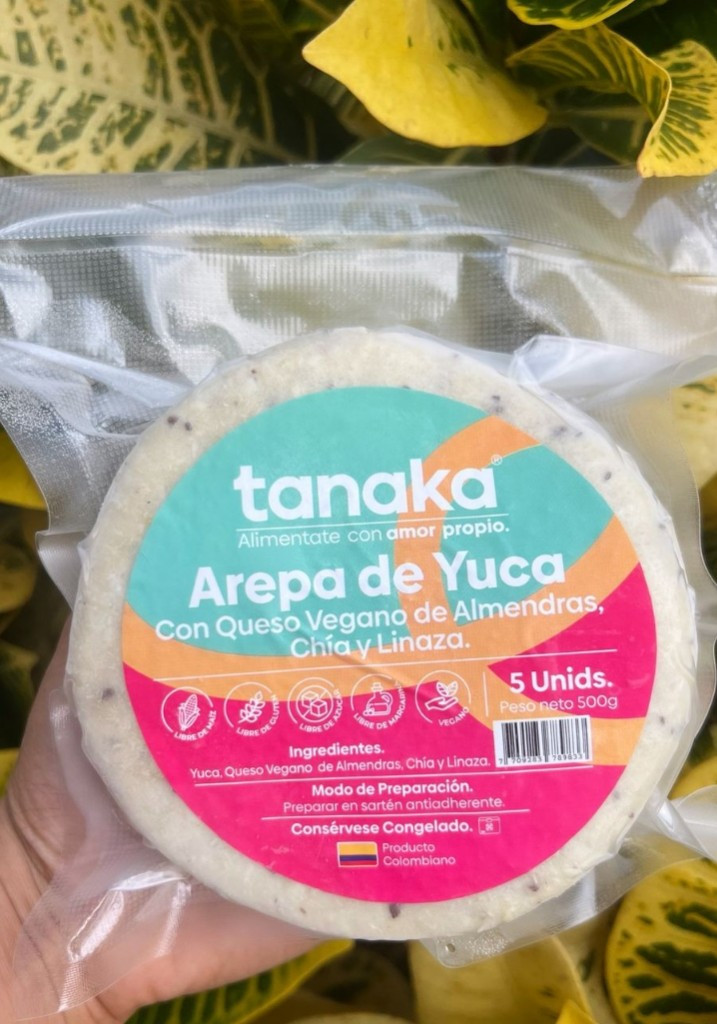 Imagen 1 de Arepa de Yuca con Queso Vegano de Almendras