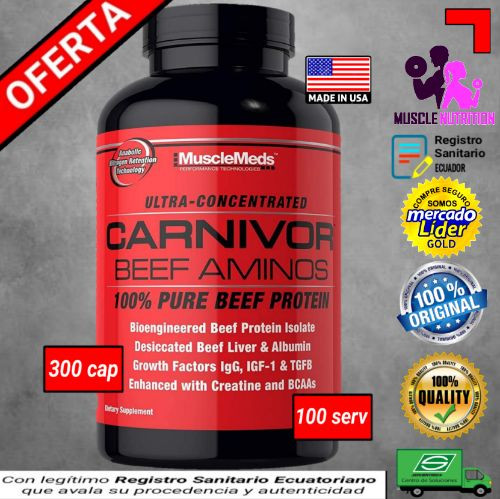 Imagen 1 de Amino Beef 300 caps Carnivor