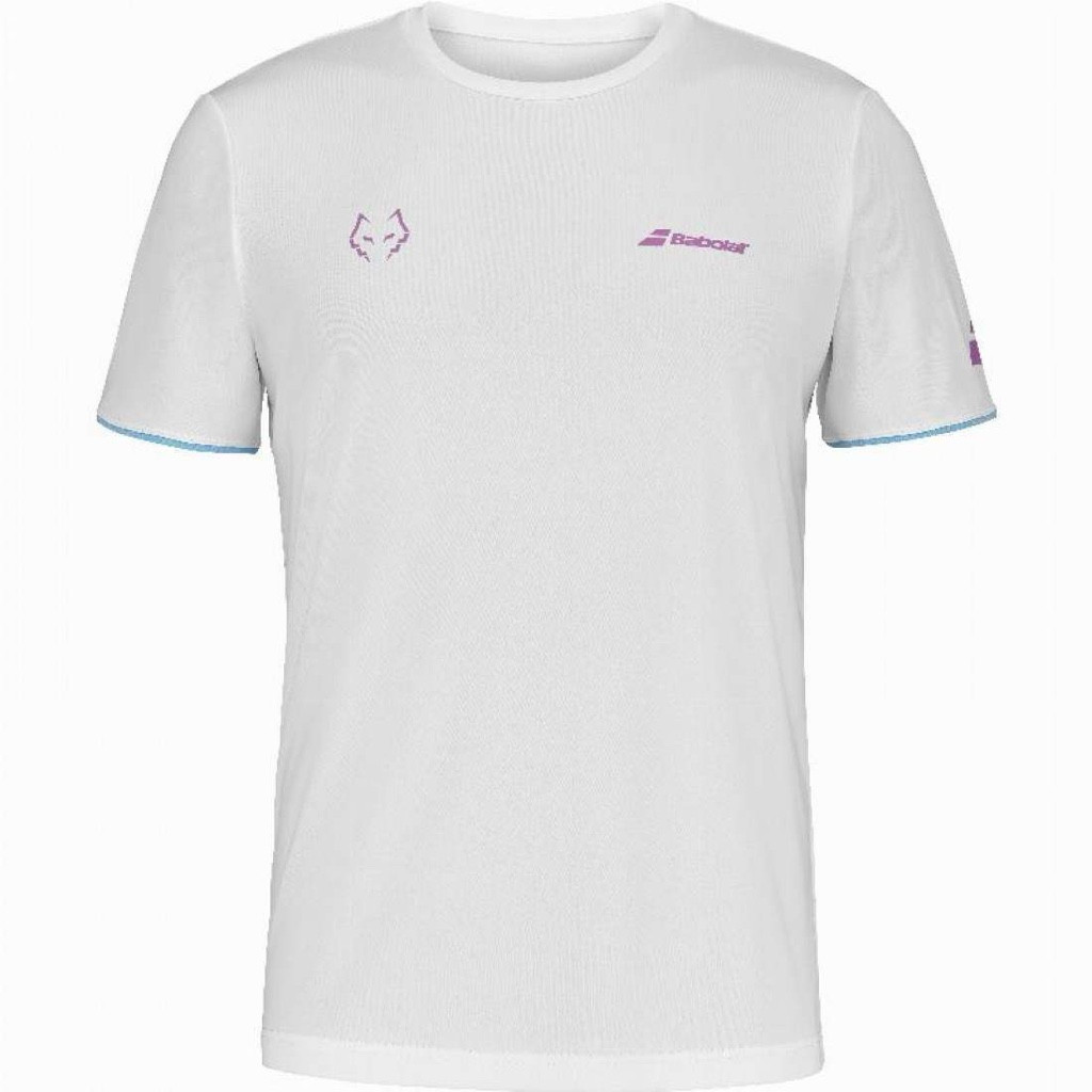 Imagen 1 de Camiseta Babolat Juan Lebron Blanco Rosa