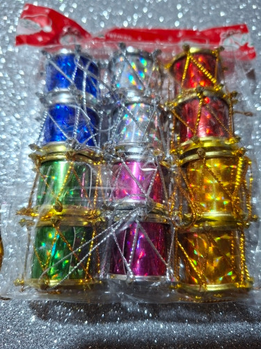 Imagen 1 de Adorno de navidad tambores laser