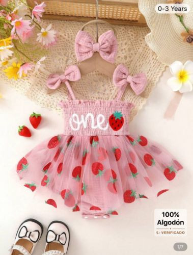Imagen 1 de 0-1 meses fresita body one