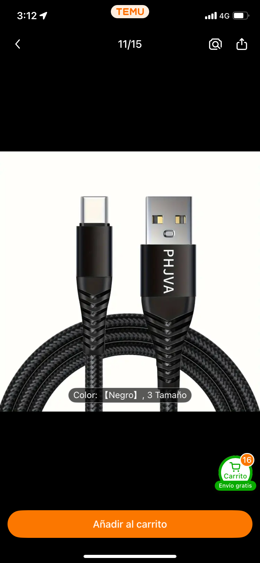Imagen 1 de Cable tipo c