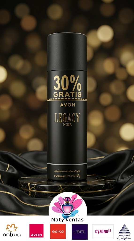 Imagen 1 de Avon Legacy Noir Desodorante en Aerosol 195 ml