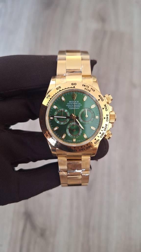 Imagen 1 de $ Rolex Daytona oro amarillo cara verde