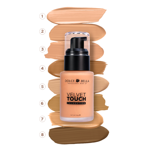 Imagen 1 de Base líquida velvet touch Dolce Bella