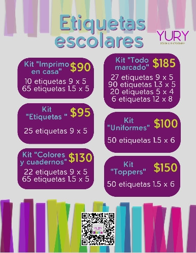 Imagen 1 de "Uniformes" etiquetas para ropa