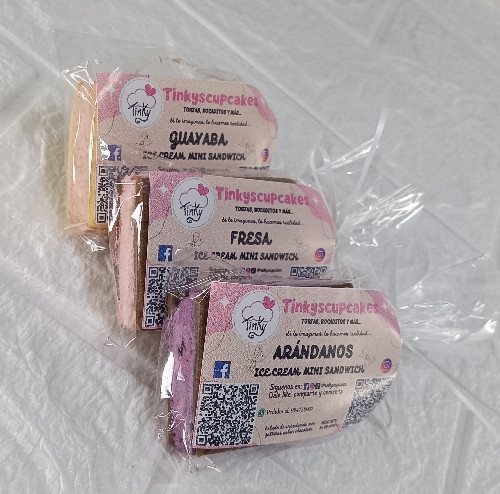 Imagen 1 de 1 Mini sandwich de helado
