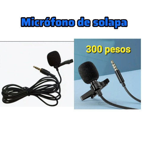 Imagen 1 de MICROFONO DE SOLAPA CON CABLE
