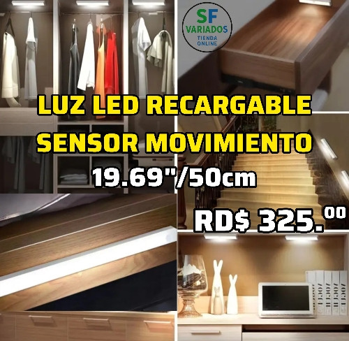 Imagen 1 de LAMPARA RECARGABLE LED CON SENSOR DE MOVIMIENTO