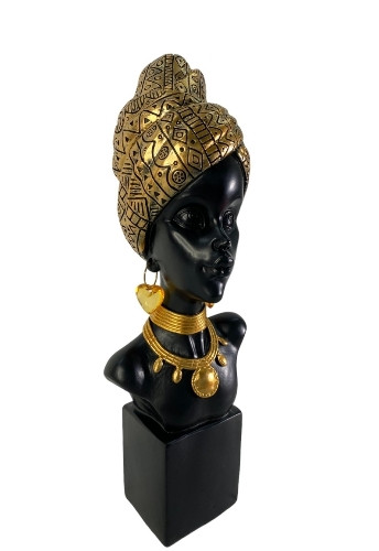 Imagen 1 de Adorno Busto Africana 35cm