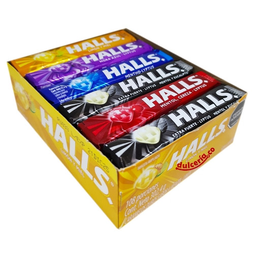 Imagen 1 de Halls Barra x 12 unidades Sabores surtidos