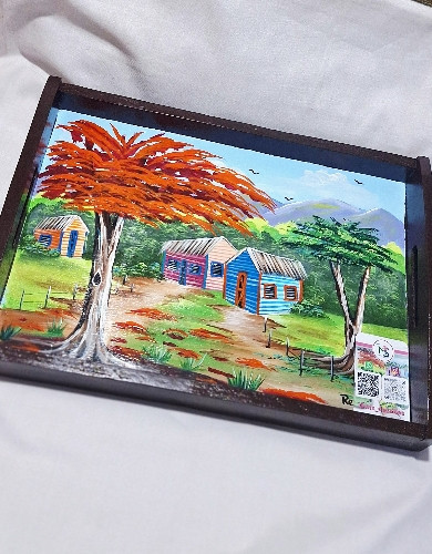 Imagen 1 de Bandeja Paisaje Campesino 14 x 10