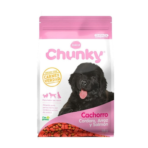 Imagen 1 de CHUNKY CACHORRO 8KG CORDERO SALMÓN Y ARROZ