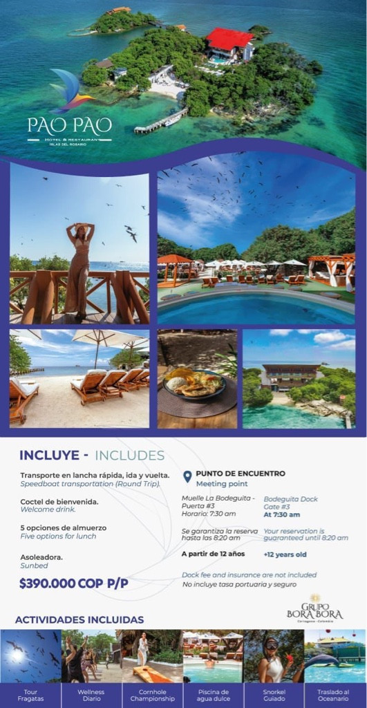 Imagen 1 de PAO PAO BEACH CLUB ISLAS DEL ROSARIO