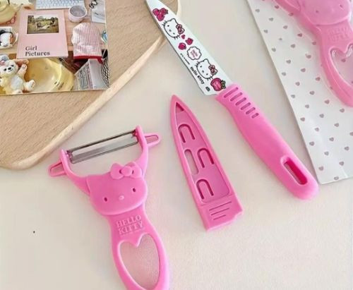 Imagen 1 de CUCHILLO Y CORTADOR KITTY