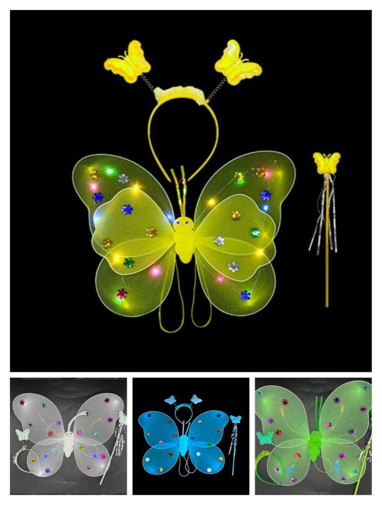 Imagen 1 de Alas de mariposa con luz