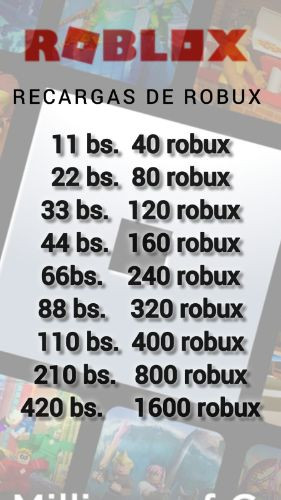 Imagen 1 de 80 Robux