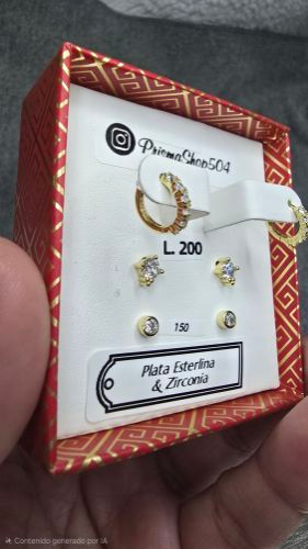 Imagen 1 de Aretes Estilo Studs & Huggies Plata 925