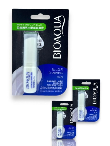 Imagen 1 de Bálsamo hidratante de labios para hombres - Bioaqua