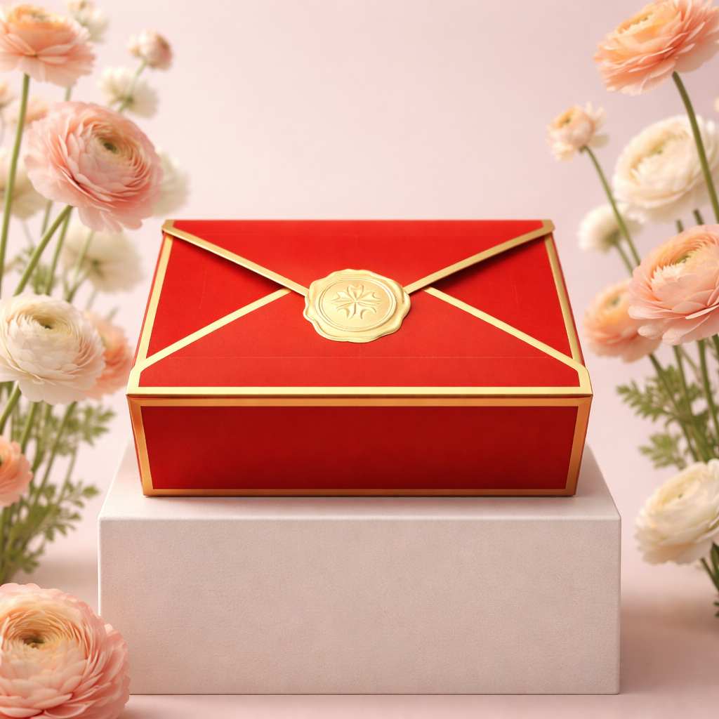 Imagen 1 de Caja de regalo roja