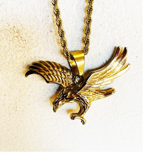 Imagen 1 de Cadena con dije de Águila