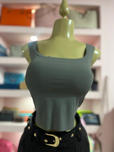 Imagen 1 de Blusa Básica Gris