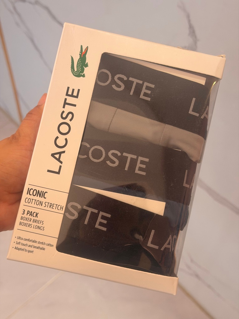 Imagen 1 de 3 Pack Boxer Lacoste Talla L