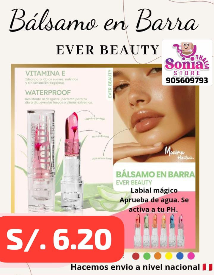 Imagen 1 de BALSAMO LABIAL CON ROSA