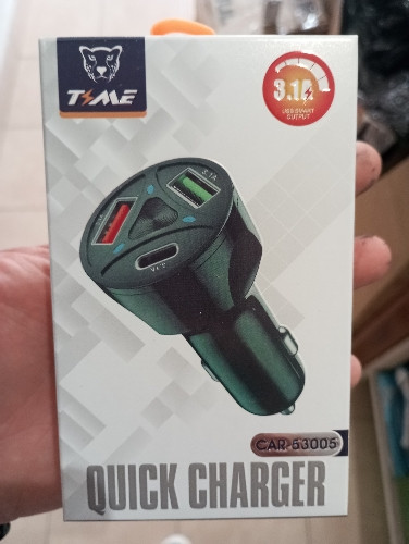 Imagen 1 de ADAPTADOR AUTO TIME 3 PUERTOS