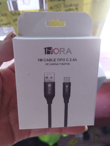 Imagen 1 de Cable tipo C 2.4 A de 1 M.