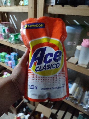 Imagen 1 de Ace clásico jabón líquido para lavarropas 800 ml