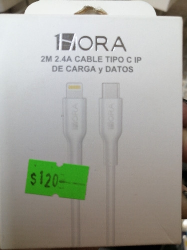 Imagen 1 de 2M CABLE TIPO C A IP 3A DE CARGA Y DATOS CAB271