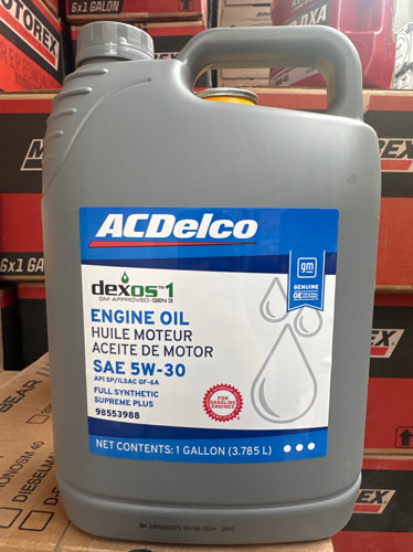 Imagen 1 de ACDELCO FULL SINTÉTICO 5W30 DEXOS 1 ORIGINAL DE CHEVROLET