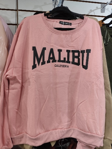 Imagen 1 de Buzo Malibú rosa c/felpa
