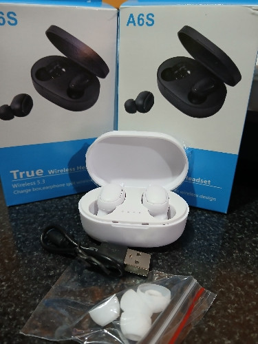 Imagen 1 de AURICULARES IN-EAR INALÁMBRICOS UNISTORE IN-EAR A6S CALIDAD AAA