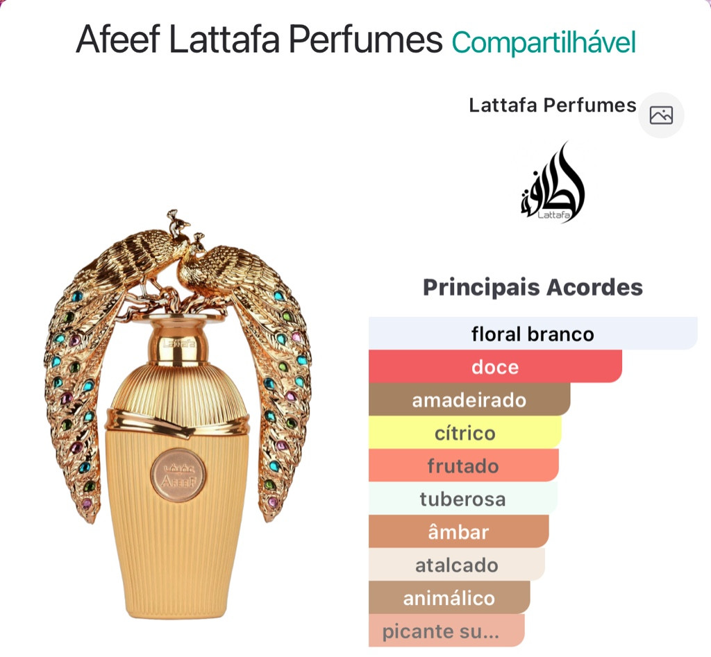 Imagem 1 de Afeef Lataffa 100ml