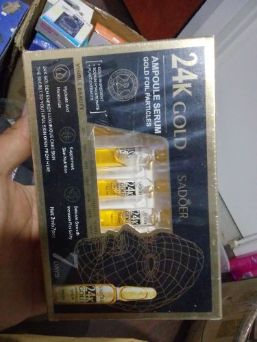 Imagen 1 de Ampollas faciales 24k gold