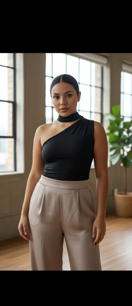 Imagen 1 de Blusa asimetrica amarrar