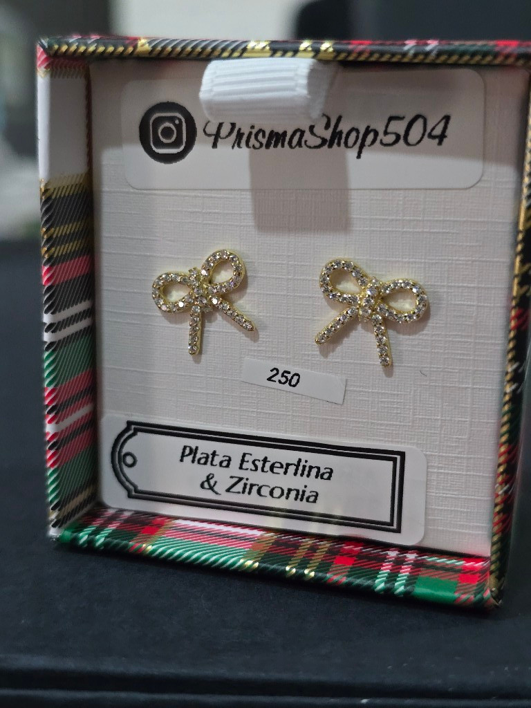 Imagen 1 de Aretes Estilo Studs- Plata 925 (Dorado)