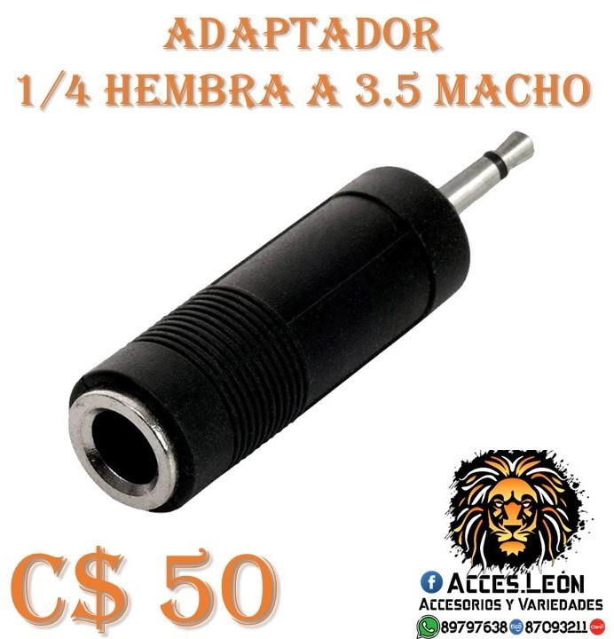 Imagen 1 de Adaptador 1/4 a 3.
