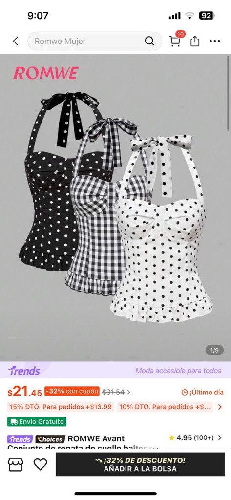 Imagen 1 de Blusas polka dots
