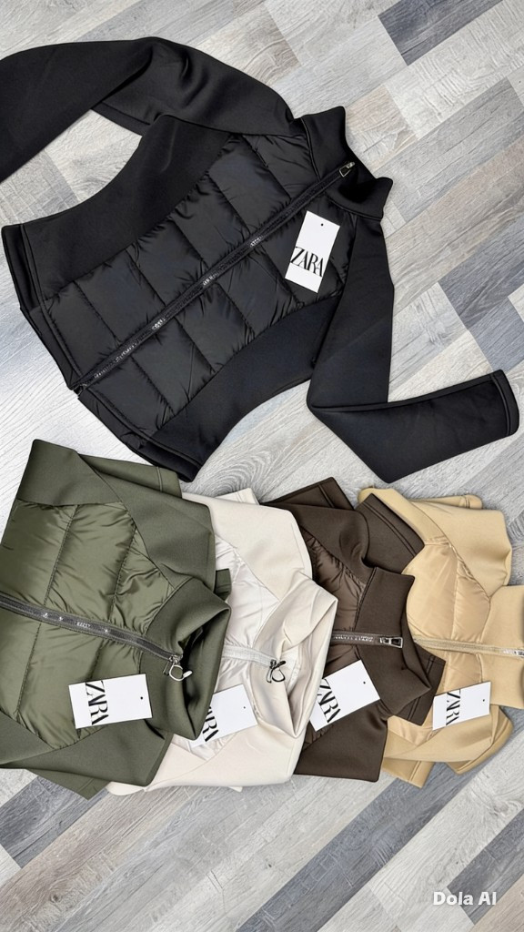 Imagen 1 de Chaqueta combinada estilo zara